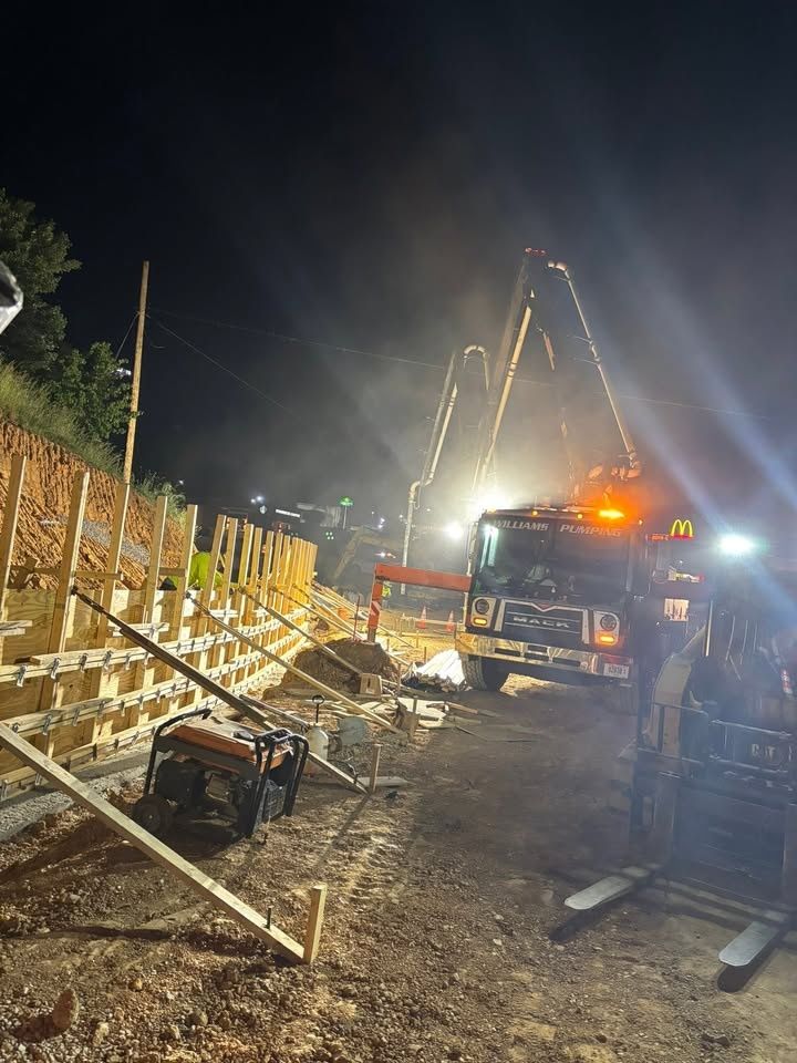Aluminum formed walls for 865 Foundations in Knoxville, TN
