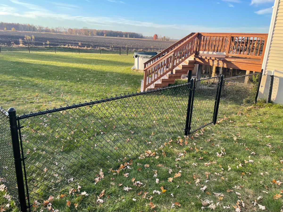 Fence Installation for TMF Services in Lapeer County, MI