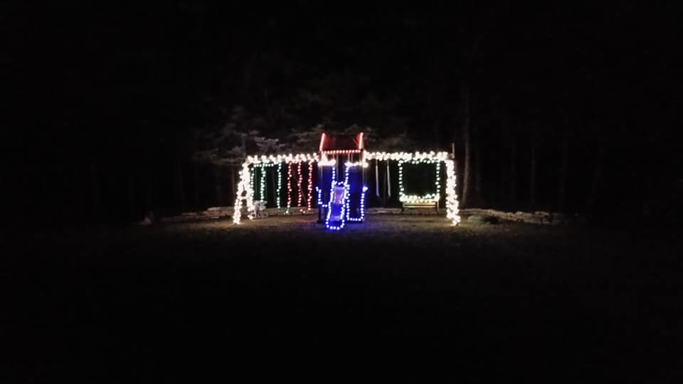 Christmas Light Installation for LLS Property Solutions in Big Rapids, MI