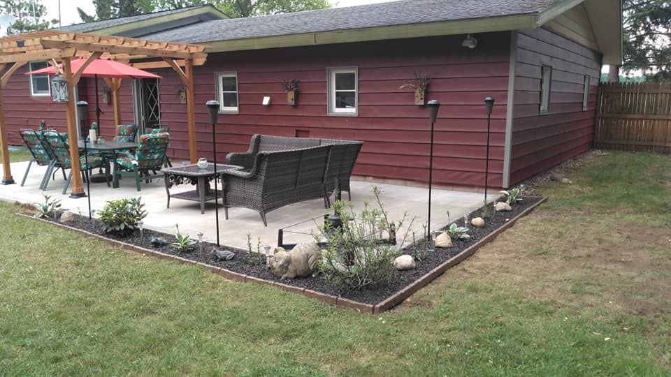 Patio Design & Construction for LLS Property Solutions in Big Rapids, MI