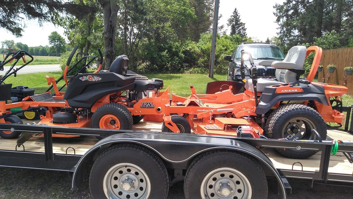 Mowing for LLS Property Solutions in Big Rapids, MI