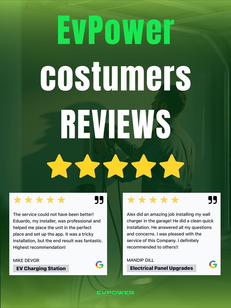 Electrical Panel Upgrades for EVPOWER CHARGING SOLUTIONS in Tracy, CA