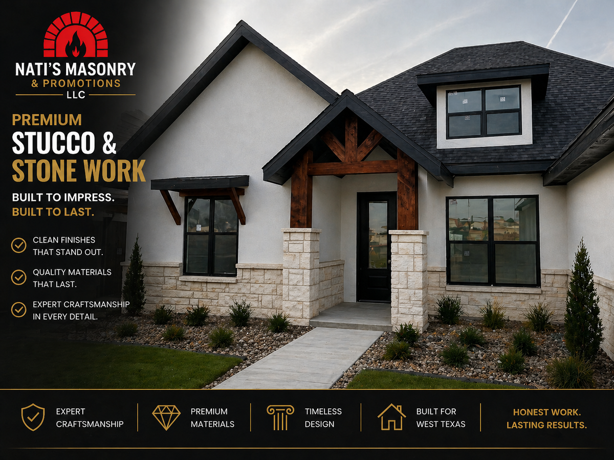 Masonry for Nati's Masonry & Promotions LLC in Odessa, TX