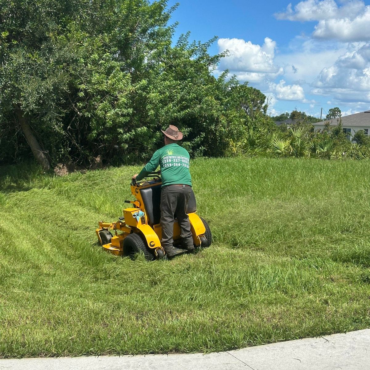 Mowing for Green Pastures Lawn Services LLC in Golden Gates Estates, FL