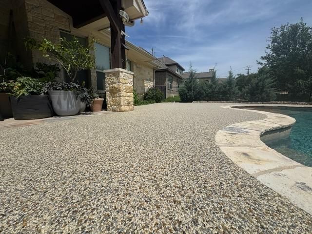 “Tex Stone” Resin Bound Overlay for TEX STONE Resin & Epoxy Coatings in Schertz, TX