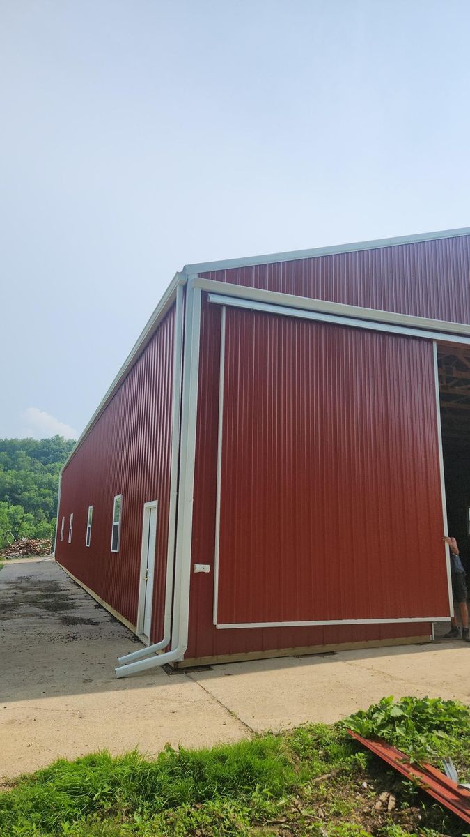 Seamless Gutter Installation for Top Hand Roofing and Gutter in Pomeroy, OH