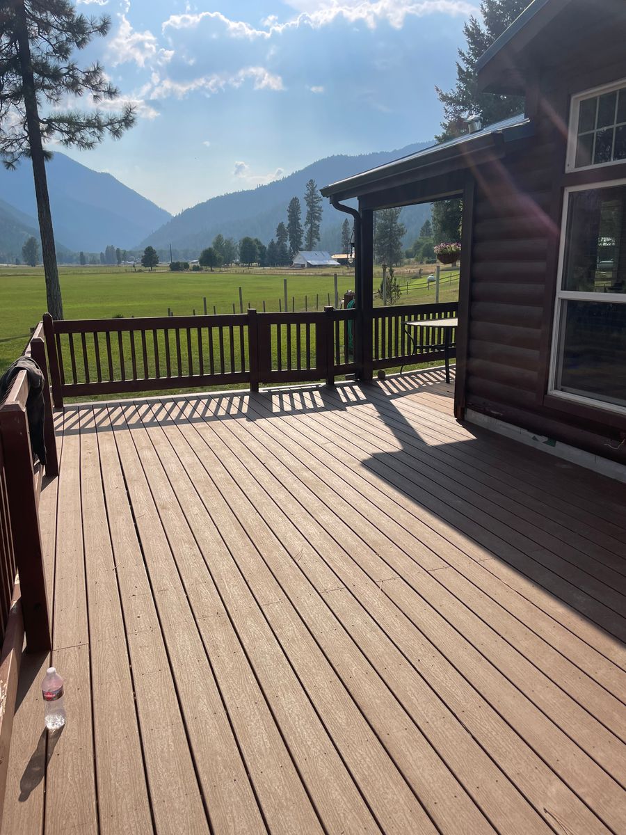 Deck & Patio Installation for J&S Development in Superior, MT