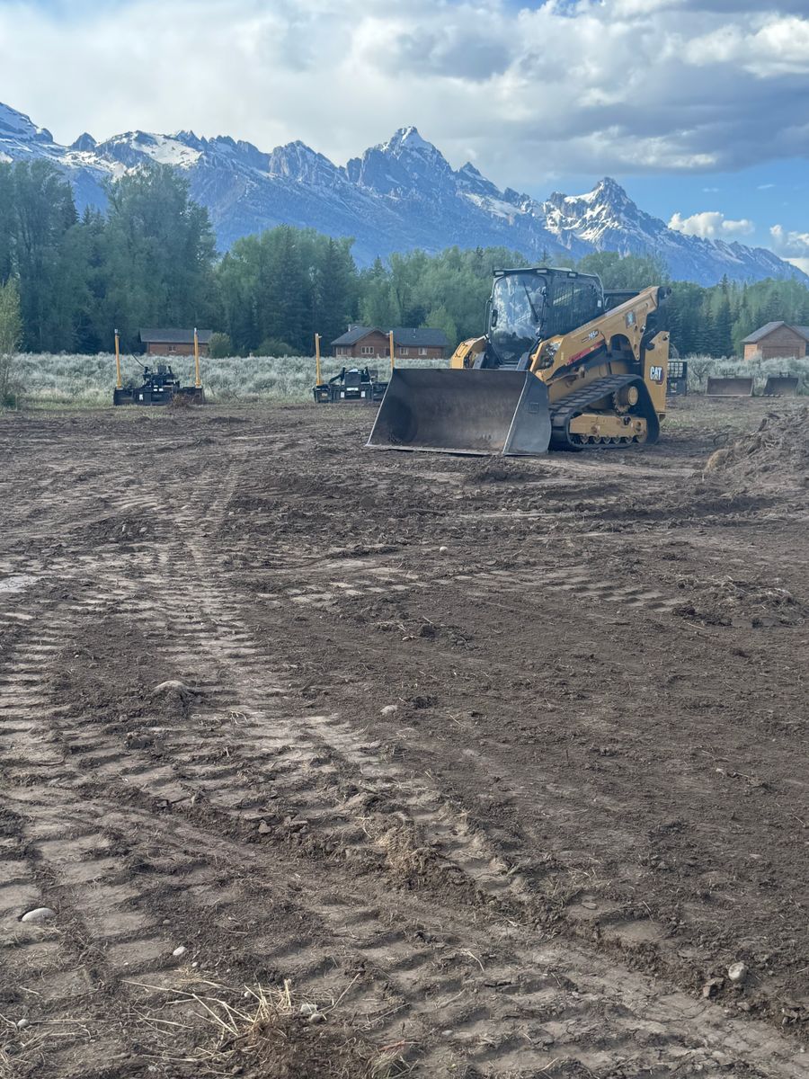 Site Grading for Hansen Earth Works in Jackson, WY