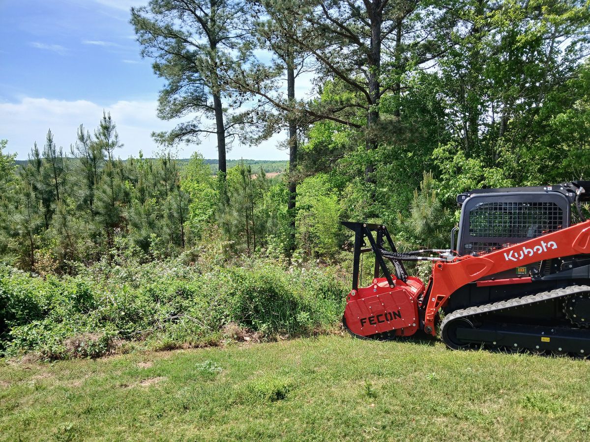 Skid Steer Work for Whiskey Ridge Mulching & Land Services in South Boston, VA