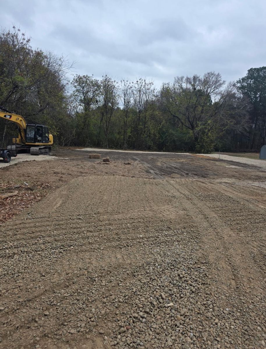 Site Preparation for KD Grading LLC in Fuquay-Varina, NC