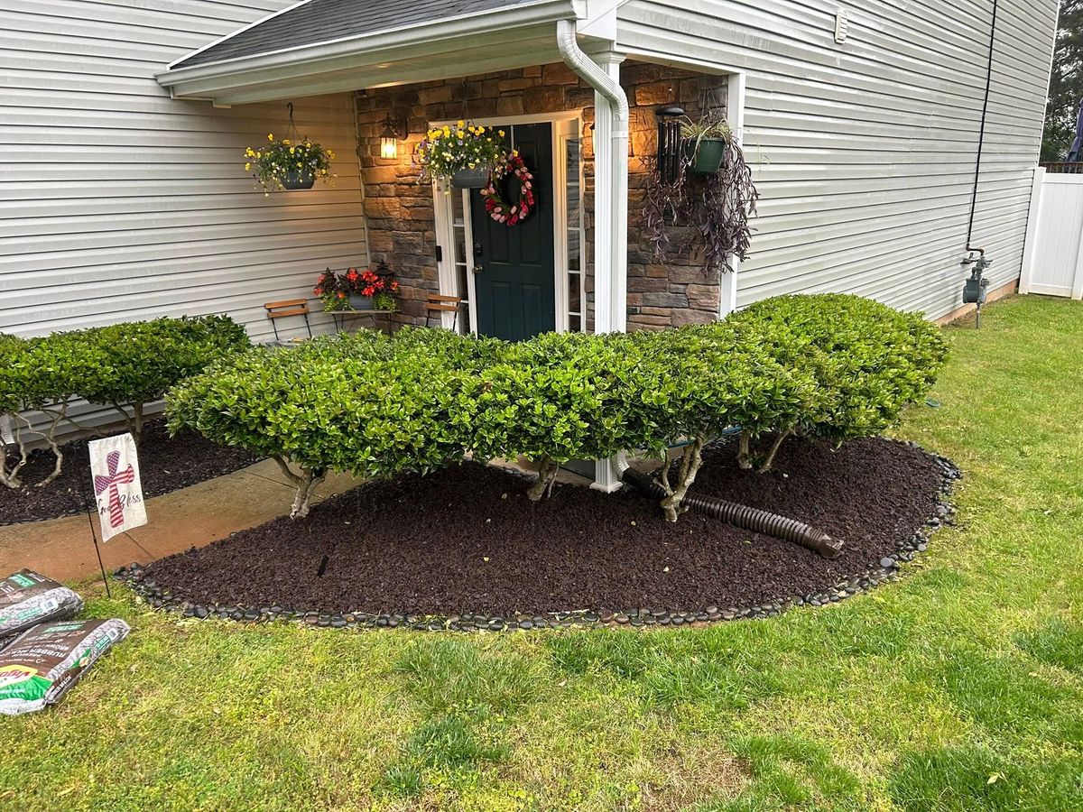 Mulch Installation for Durham Right Lawn Services in Rock Hill, SC