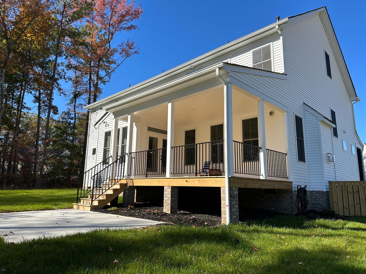 Covered Porches for Lester Contracting LLC in Richmond, VA