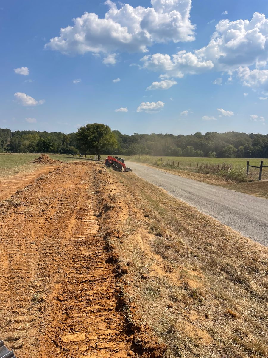 Site Preparation for Maness Trucking & Excavation in Lexington, TN
