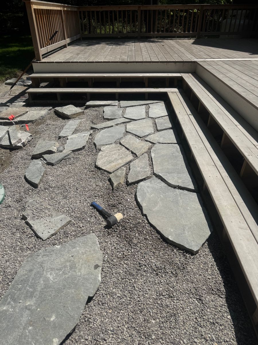 Hardscaping for Soil Builders LLC in West Durham, ME