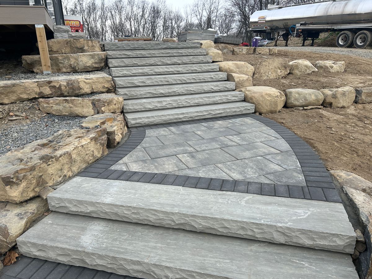 Hardscape Installation for Tony Monaco Landscaping Inc. in Orange County, NY