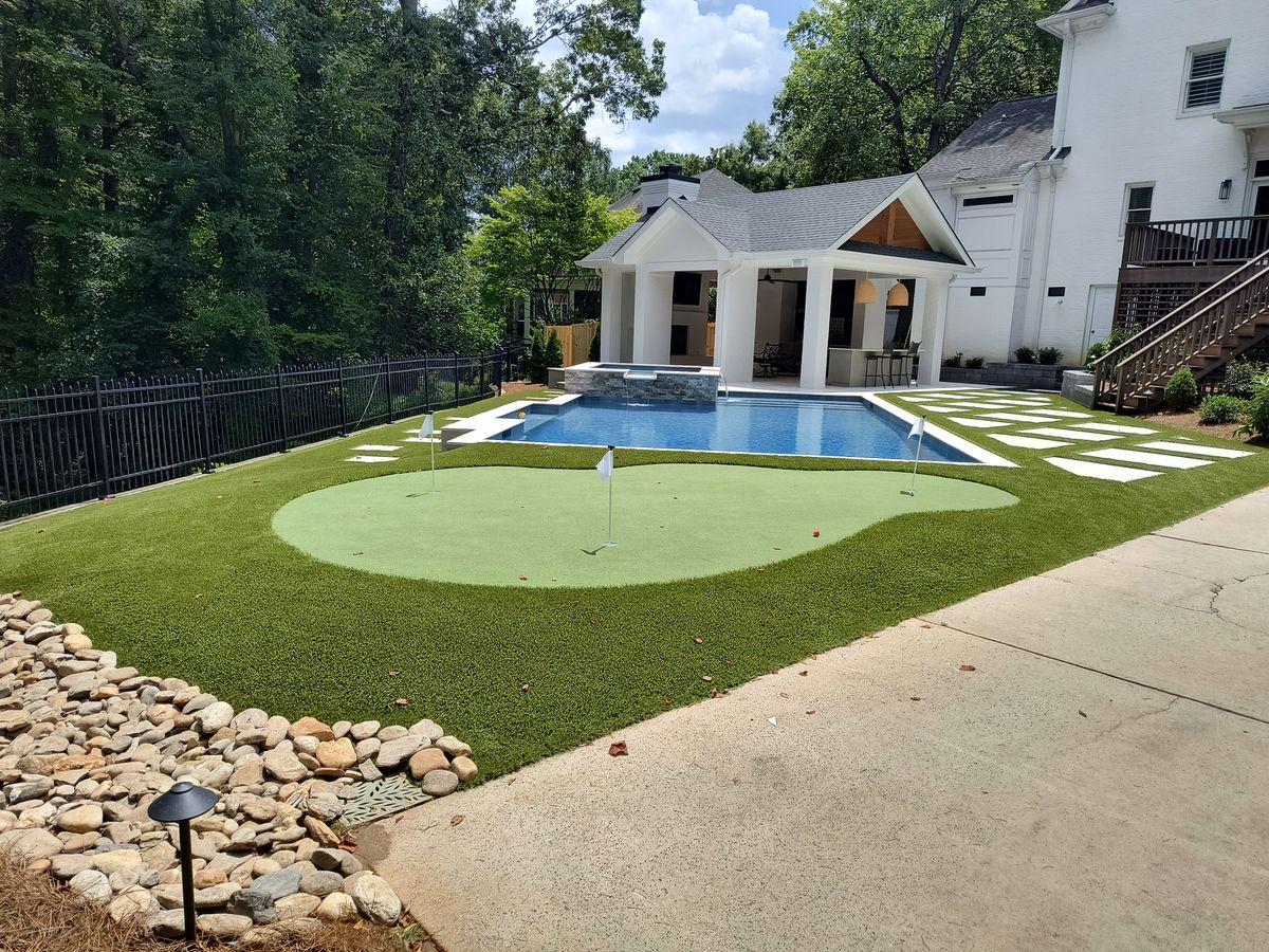 Artificial Turf Putting Greens for Elite Turfs in Concord, NC