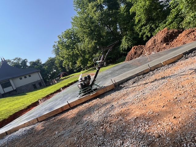 Concrete Slab Construction for A&J Concrete Service in Knoxville, TN