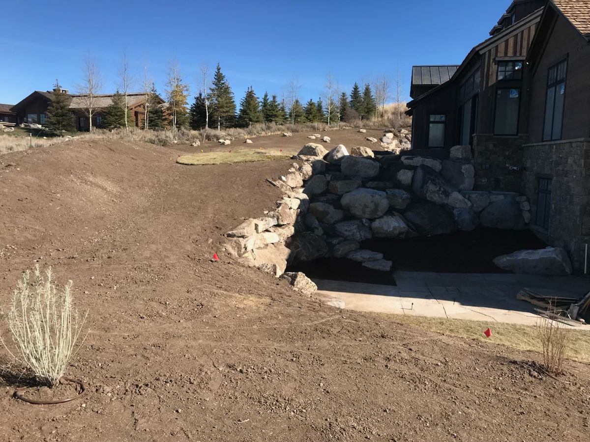 Site Grading for Hansen Earth Works in Jackson, WY