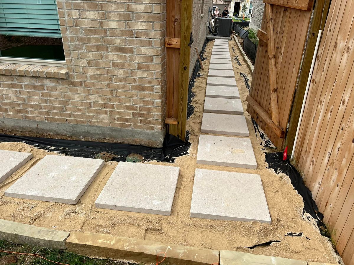 Patio Design & Construction for DR Landscape in San Antonio, TX