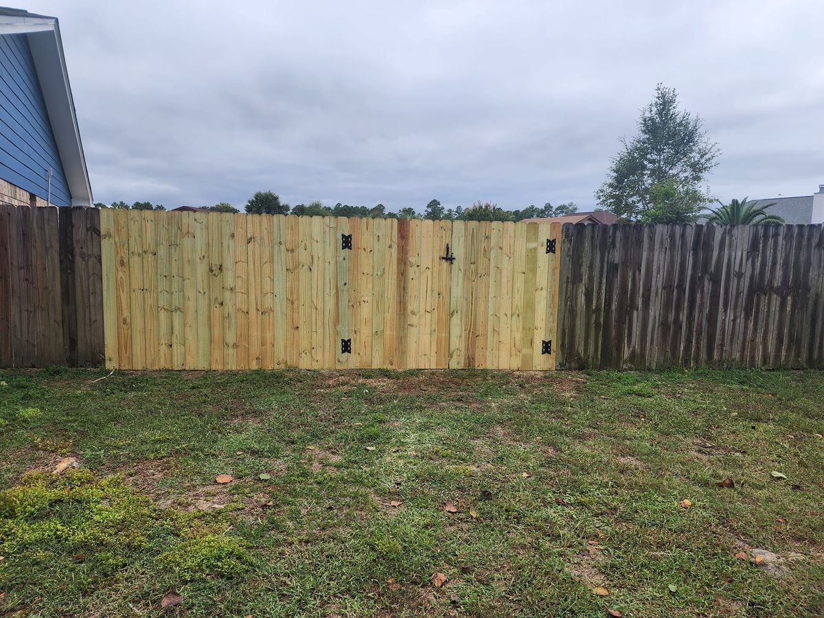 Fence Repair for Phillips Fencing Solutions in Pensacola, FL