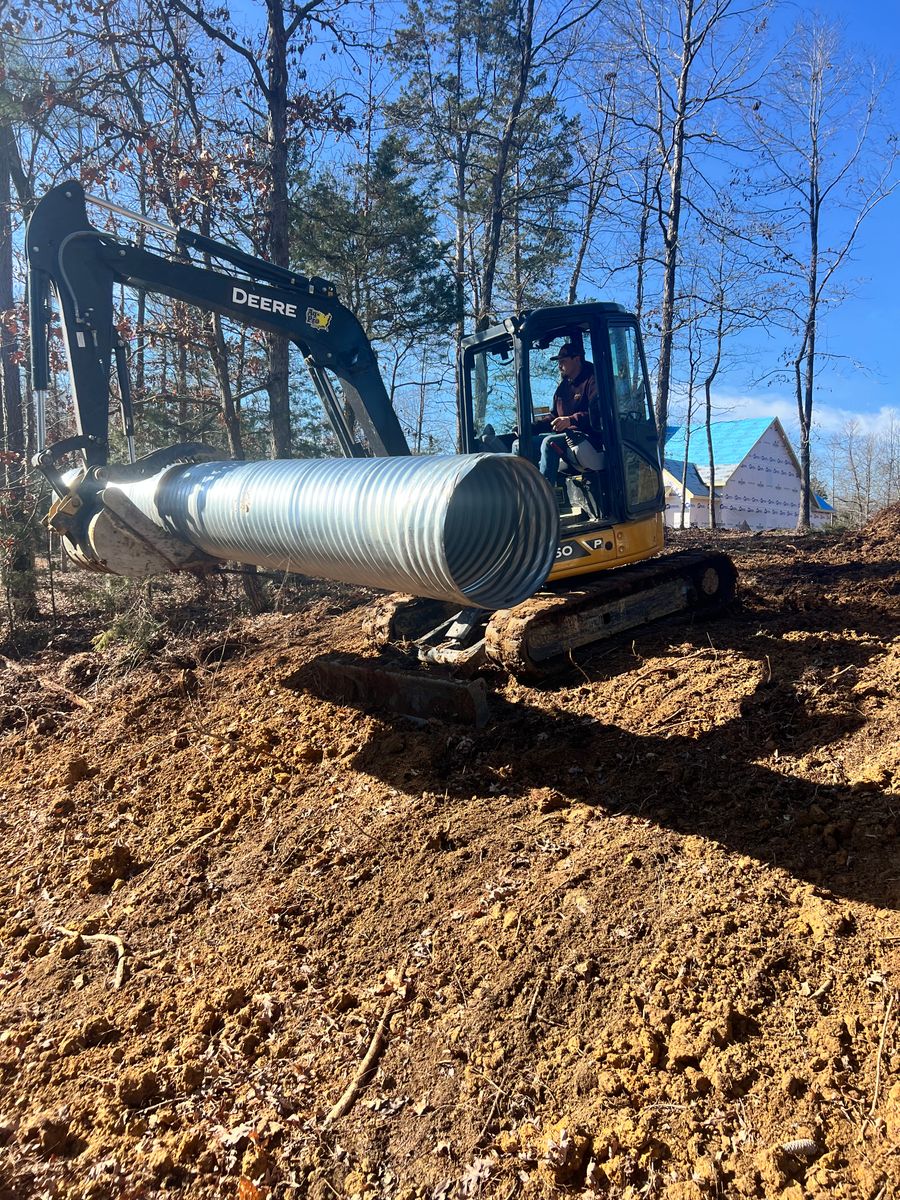 Land Clearing and Development for Triple H Construction in Cave Spring, GA