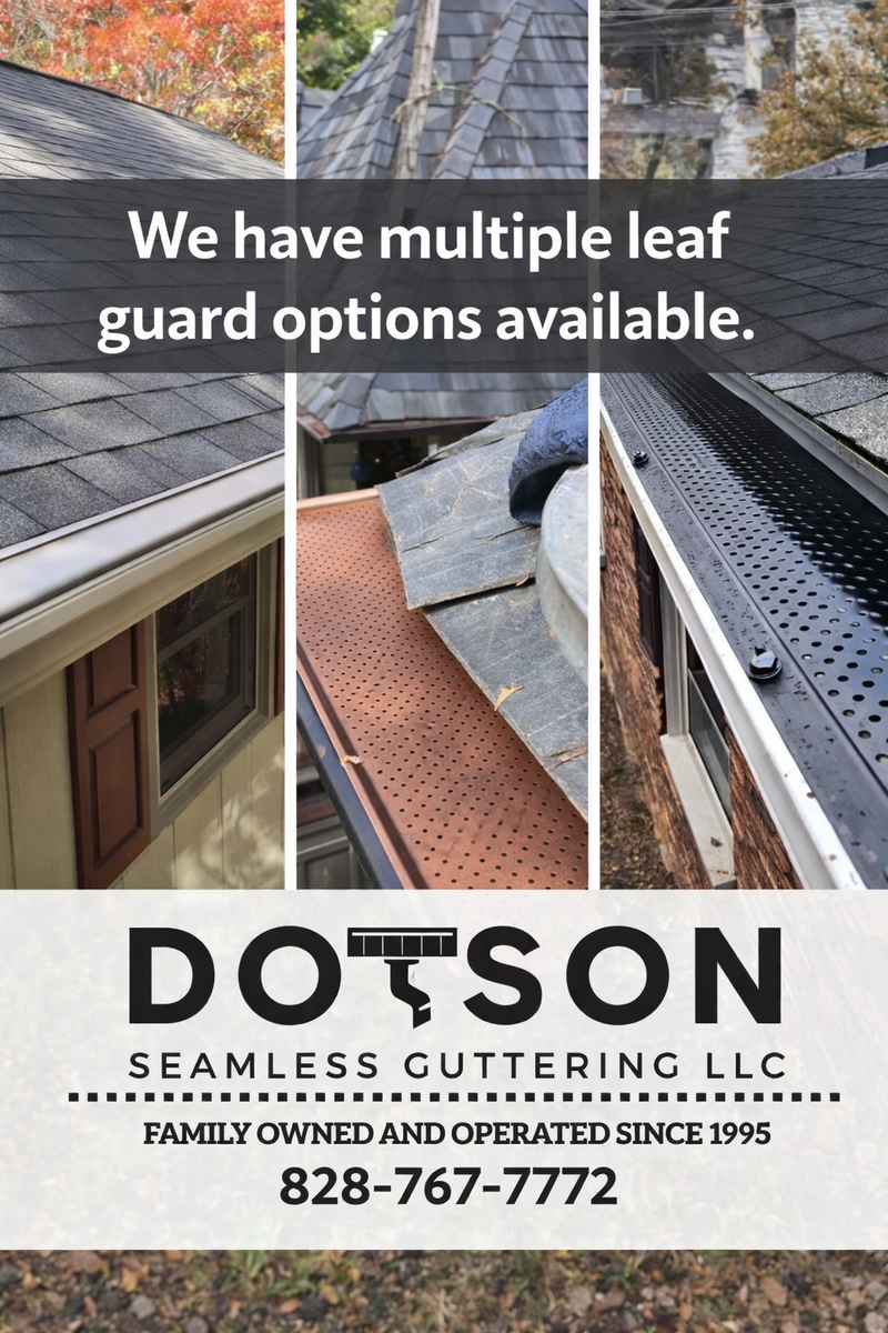 Gutter Repairs for Dotson Seamless Guttering LLC in Mars Hill, NC