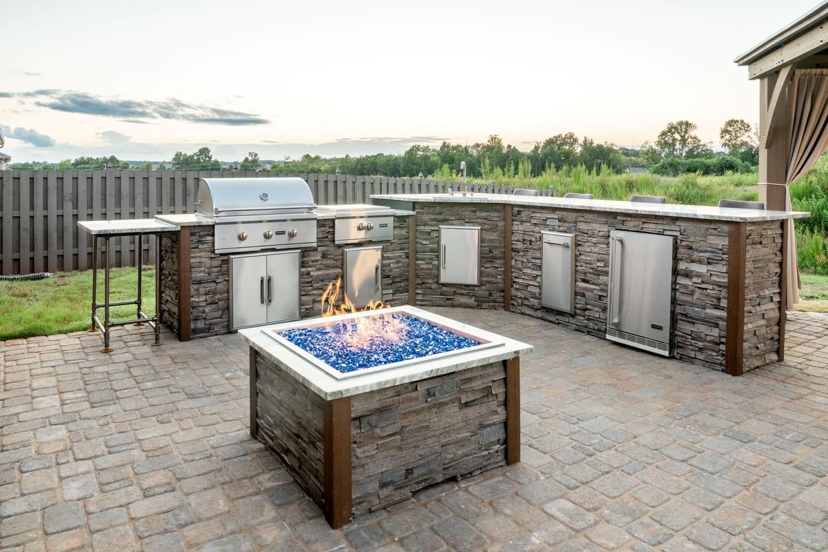Outdoor Kitchen Construction for IBP Construction in Fort Worth, TX