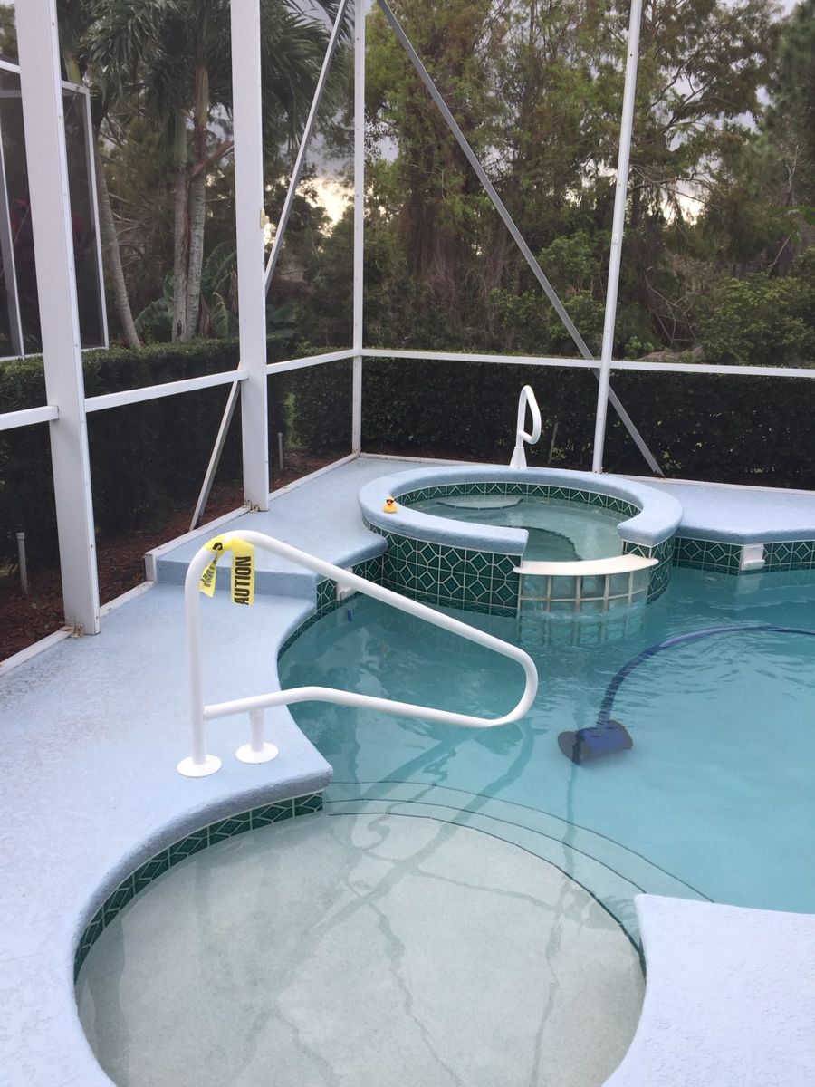 Handrails for MCN Pool Fence in Port St. Lucie, FL