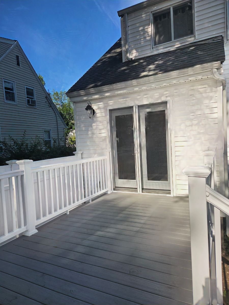 Deck Construction for Tuplin and Sons  in Braintree, MA