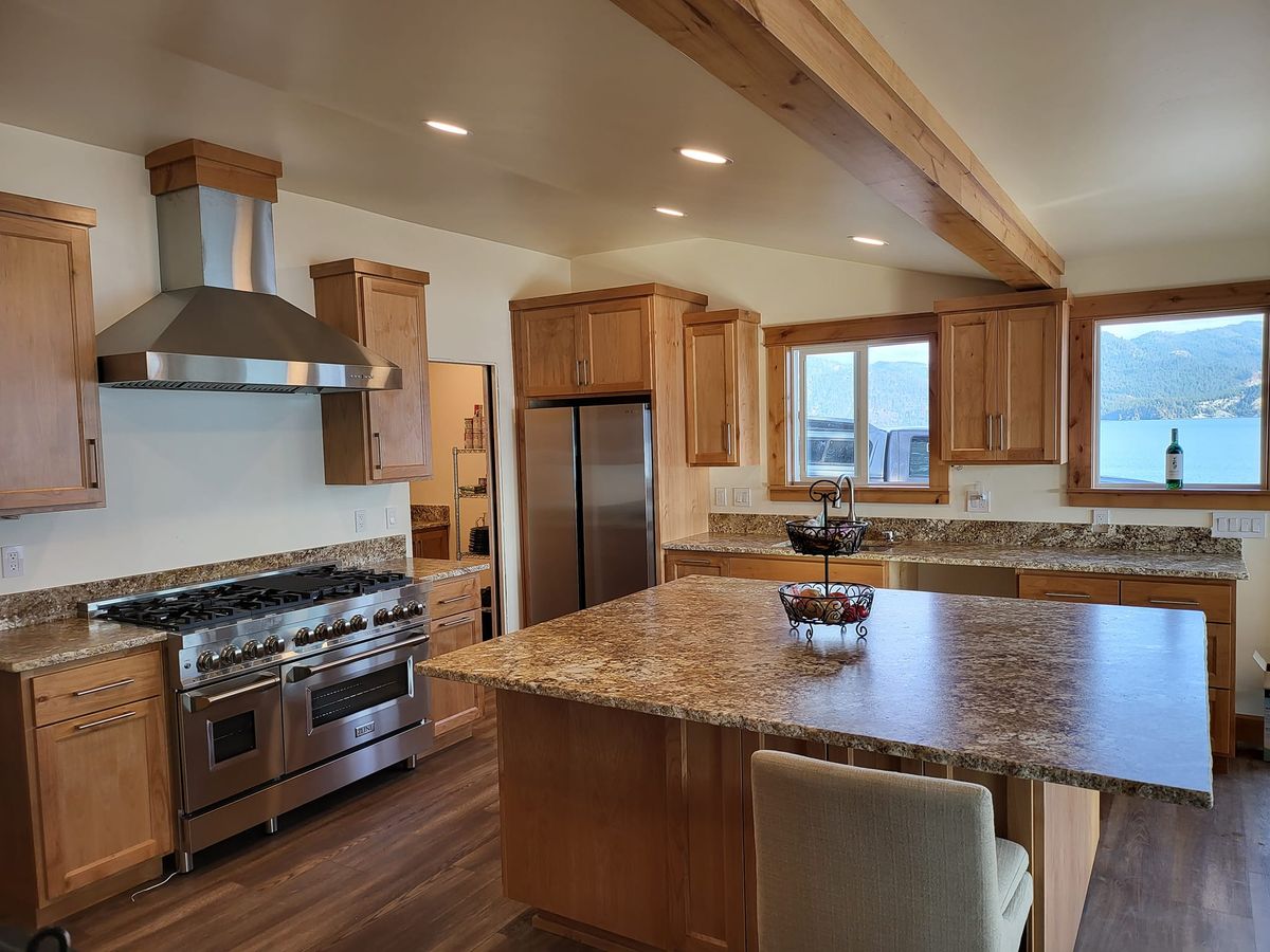 Kitchen Renovation for U.S. Custom Builders in Athol , ID
