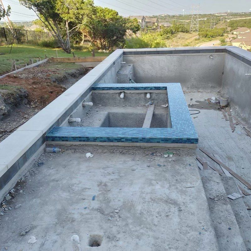Gunite Pool Installation for Just Great Pools in Lakeway, TX