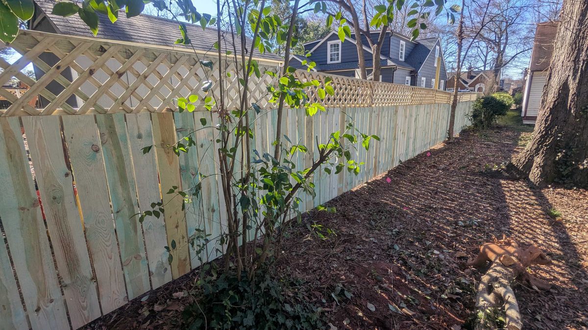 Wood Privacy Fence for Fence My Lawn in Monroe, NC