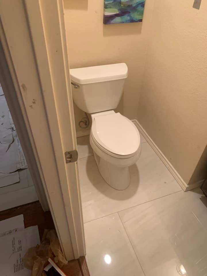 Bathroom Renovation for MJ’s Painting & Remodeling in Irving, TX