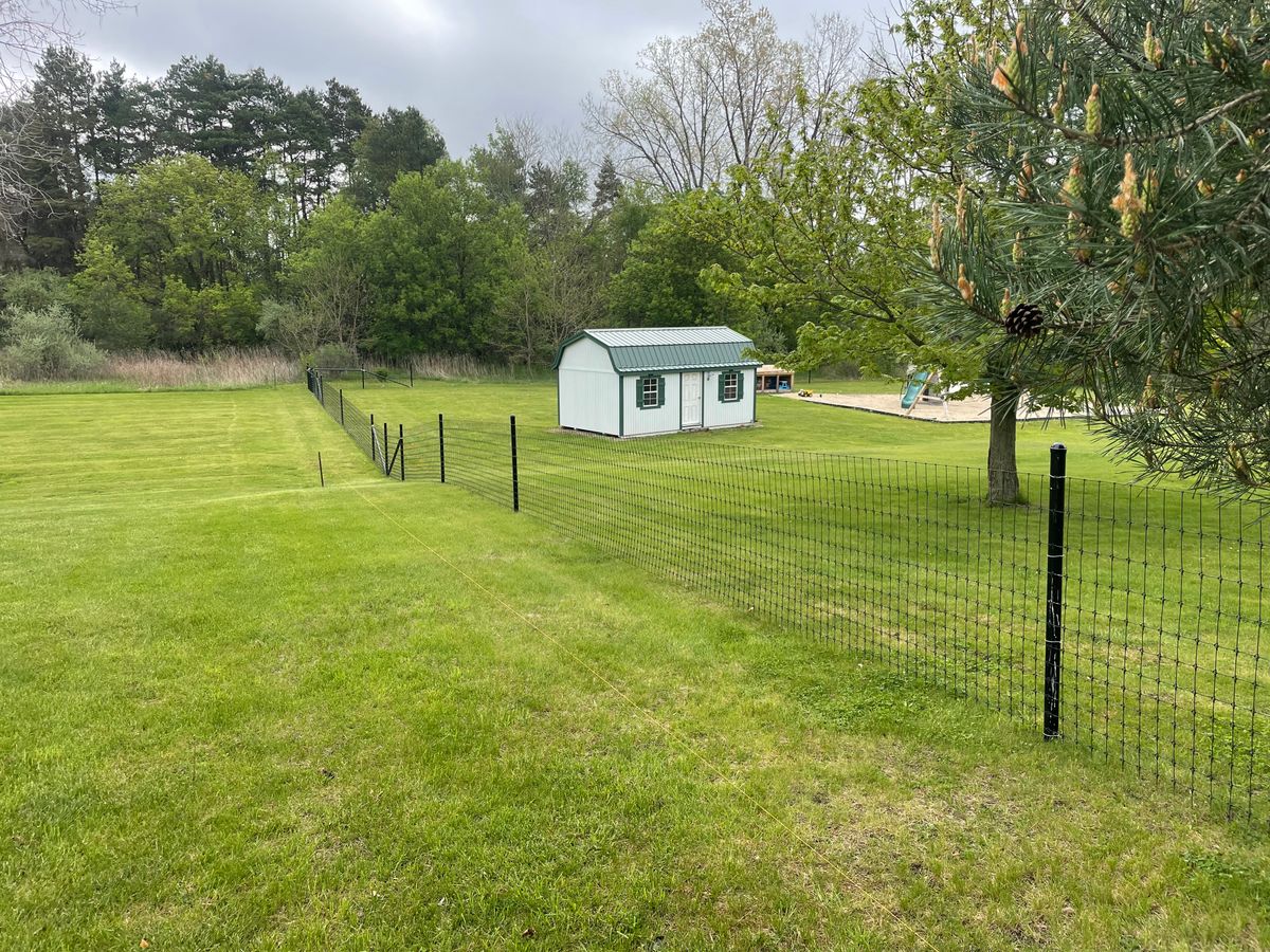 Fence Installation for TMF Services in Lapeer County, MI