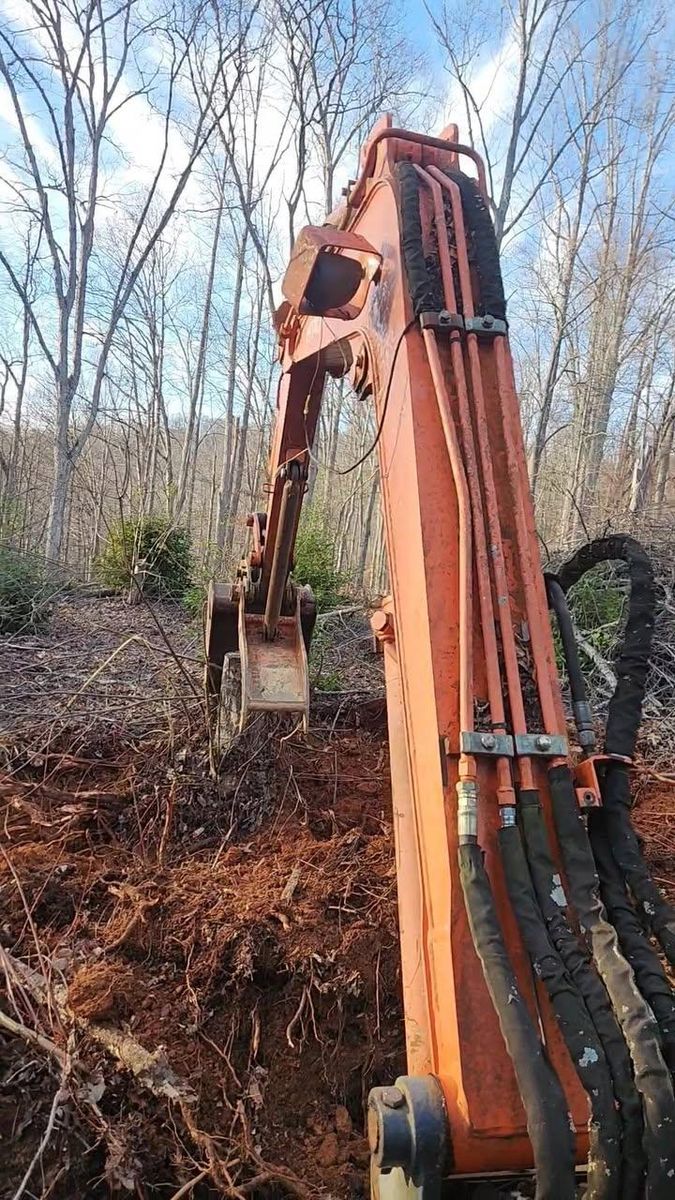 Land Clearing for DC Excavation in Jackson County, NC