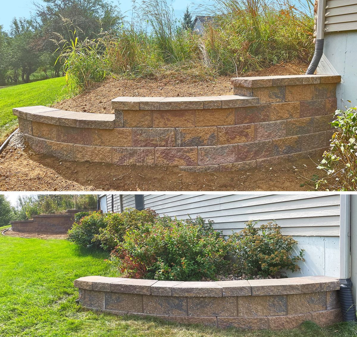 Retaining Walls for Second Nature Landscaping in Lake City, Minnesota