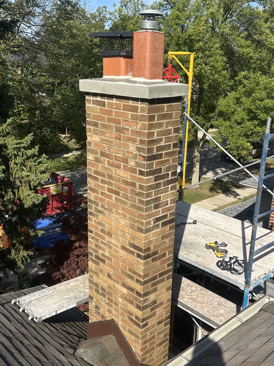 Brickwork for JM Restoration LLC. in South Milwaukee, WI