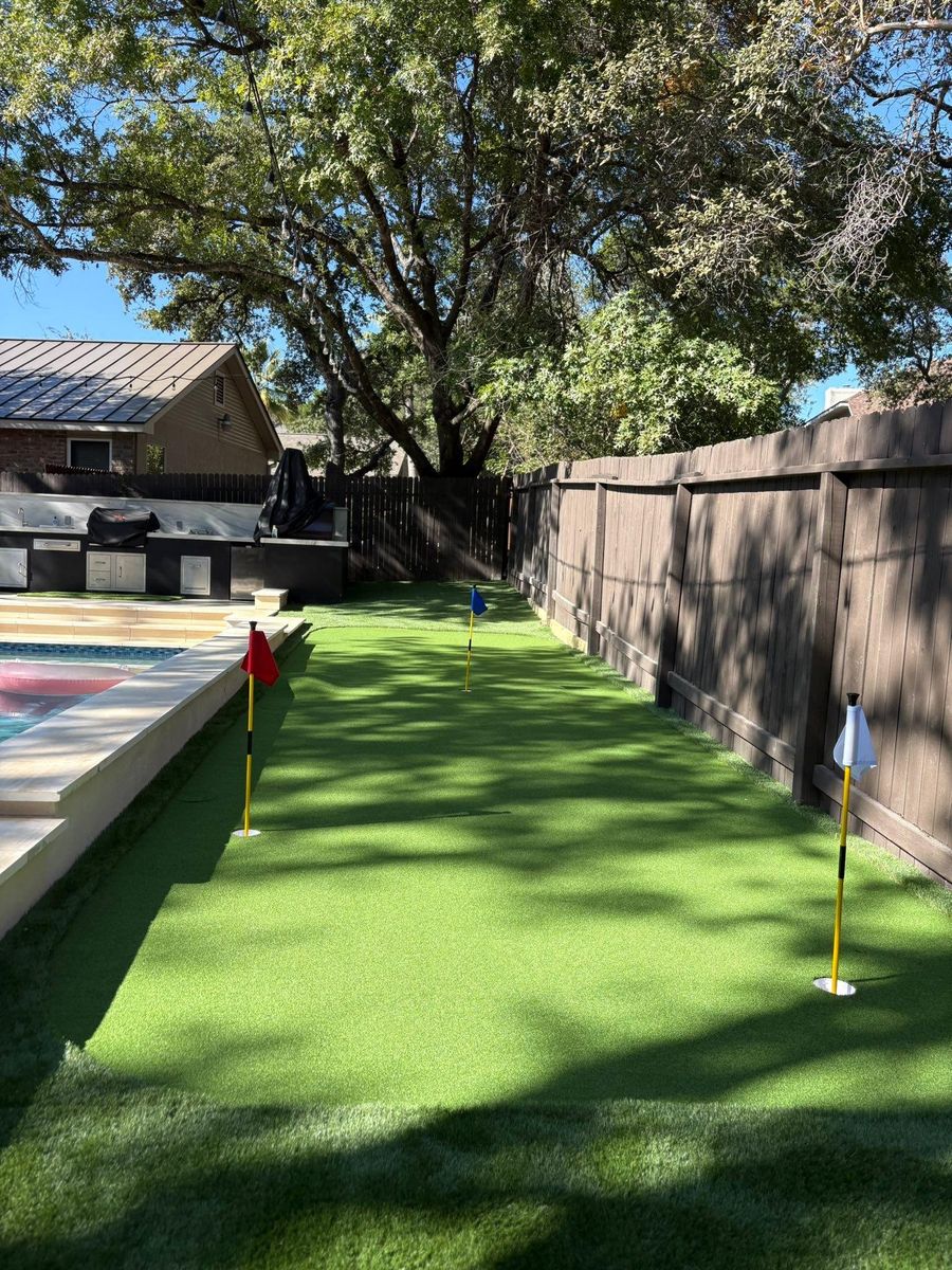 Turf Installation for Creative Edge Co. in San Antonio, TX