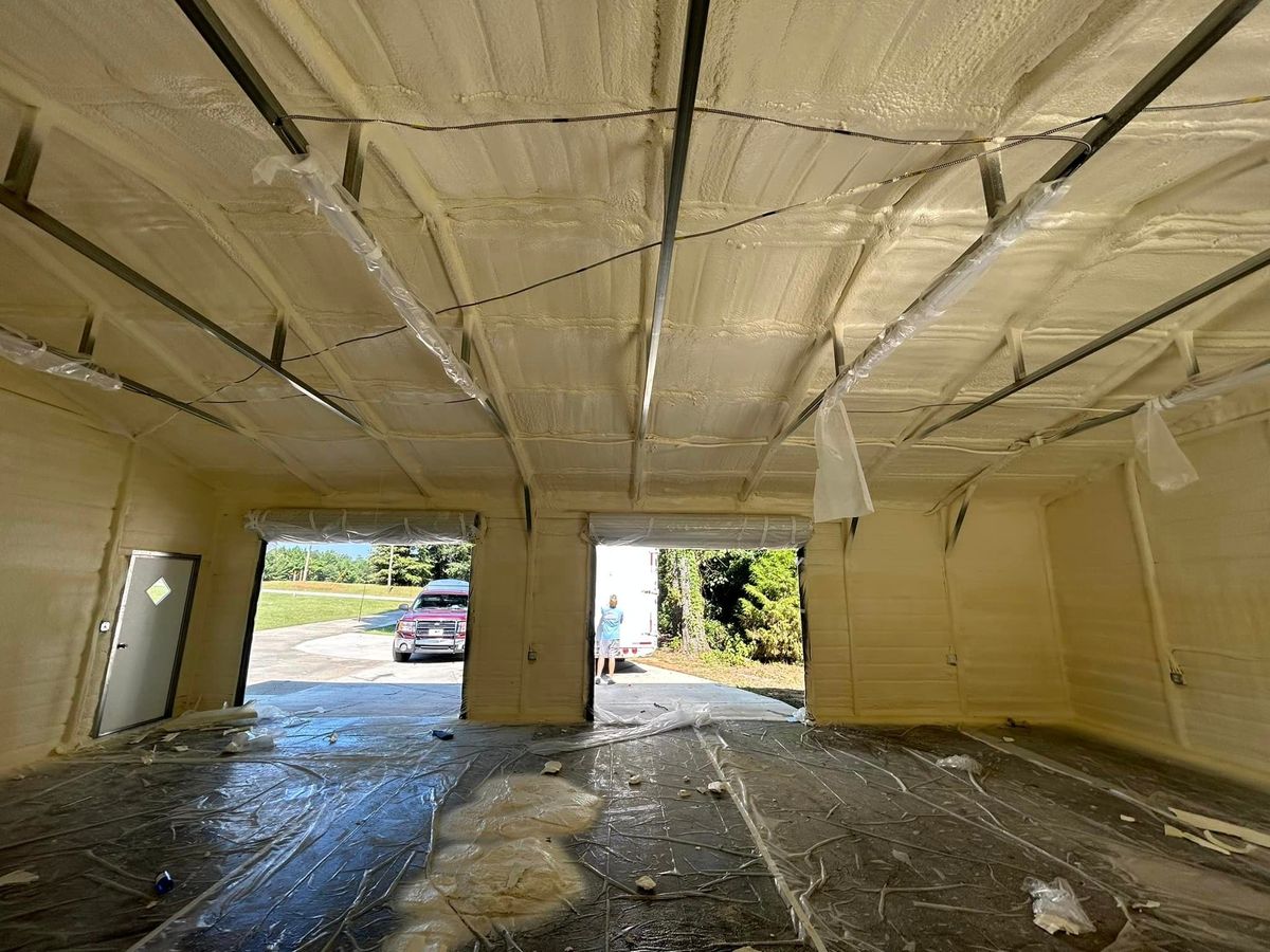 Spray Foam Metal buildings for CTE Roofing and Insulation in Dublin, GA