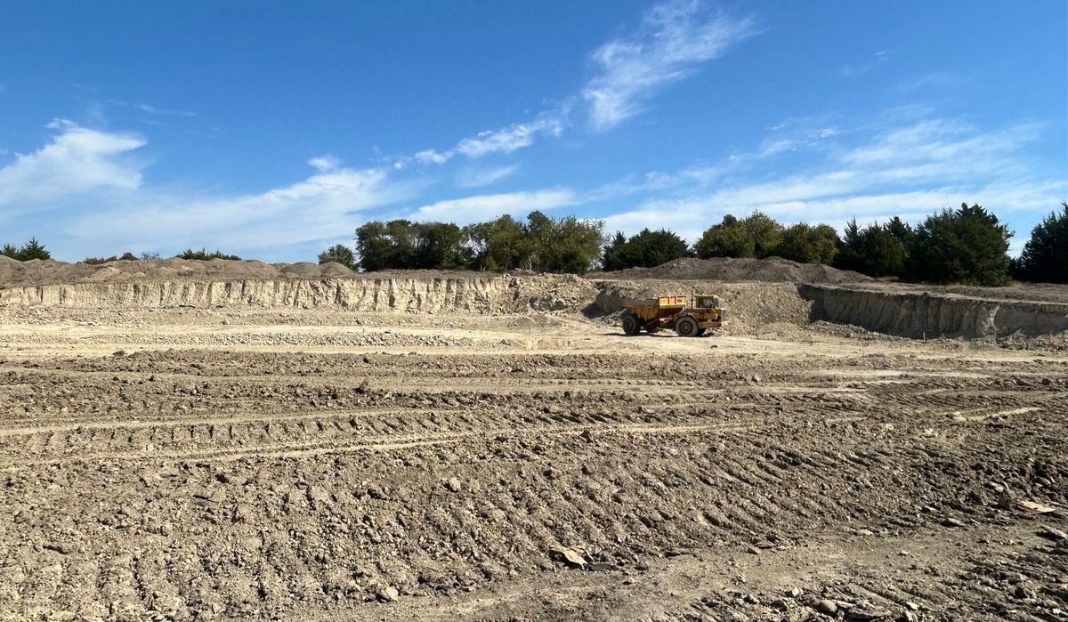 Site Preparation for Paul Stroup Custom Dozing Inc. in Sherman, TX