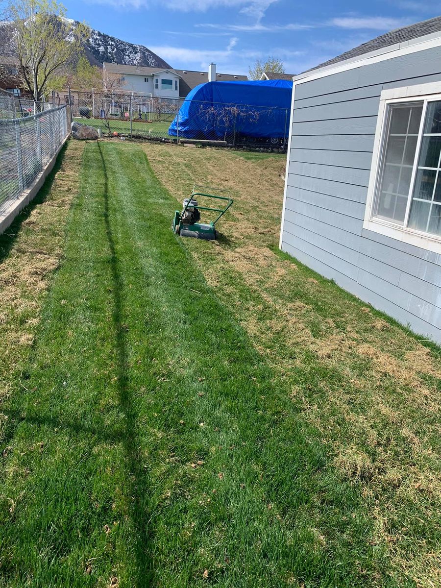 Mowing for Platinum Lawn Service in Santaquin, UT