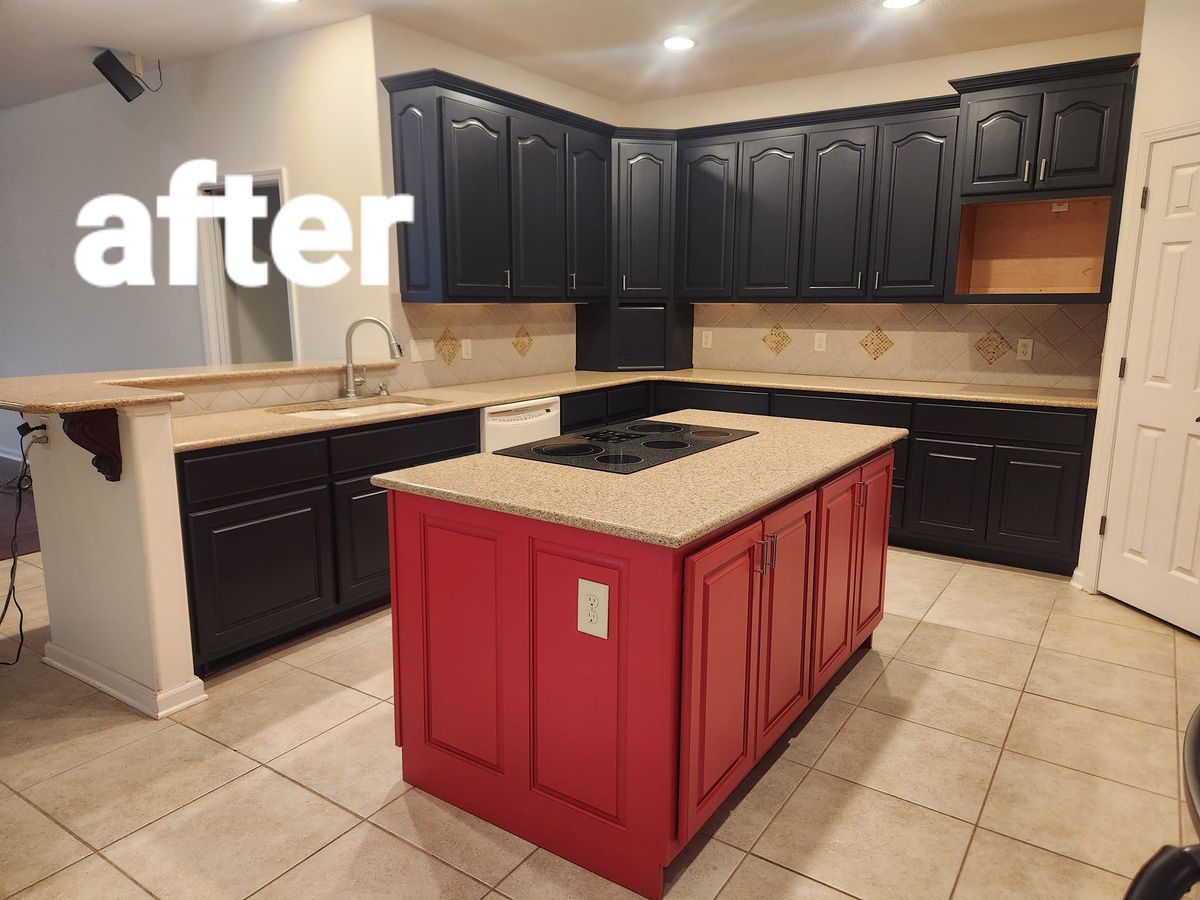 Kitchen and Cabinet Refinishing for Second Chance Painting  in McMinnville, TN