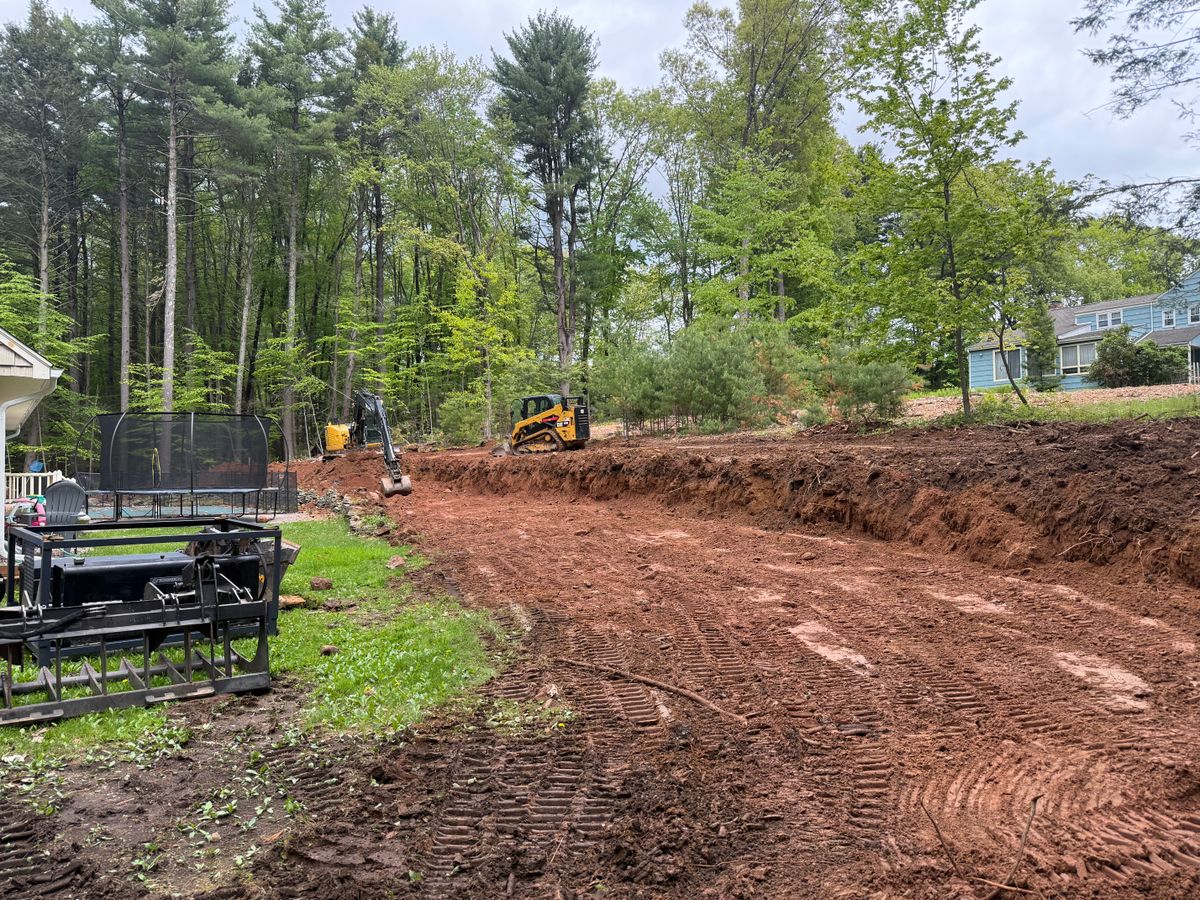 Site Work for Lennon Land Management in Suffield, CT
