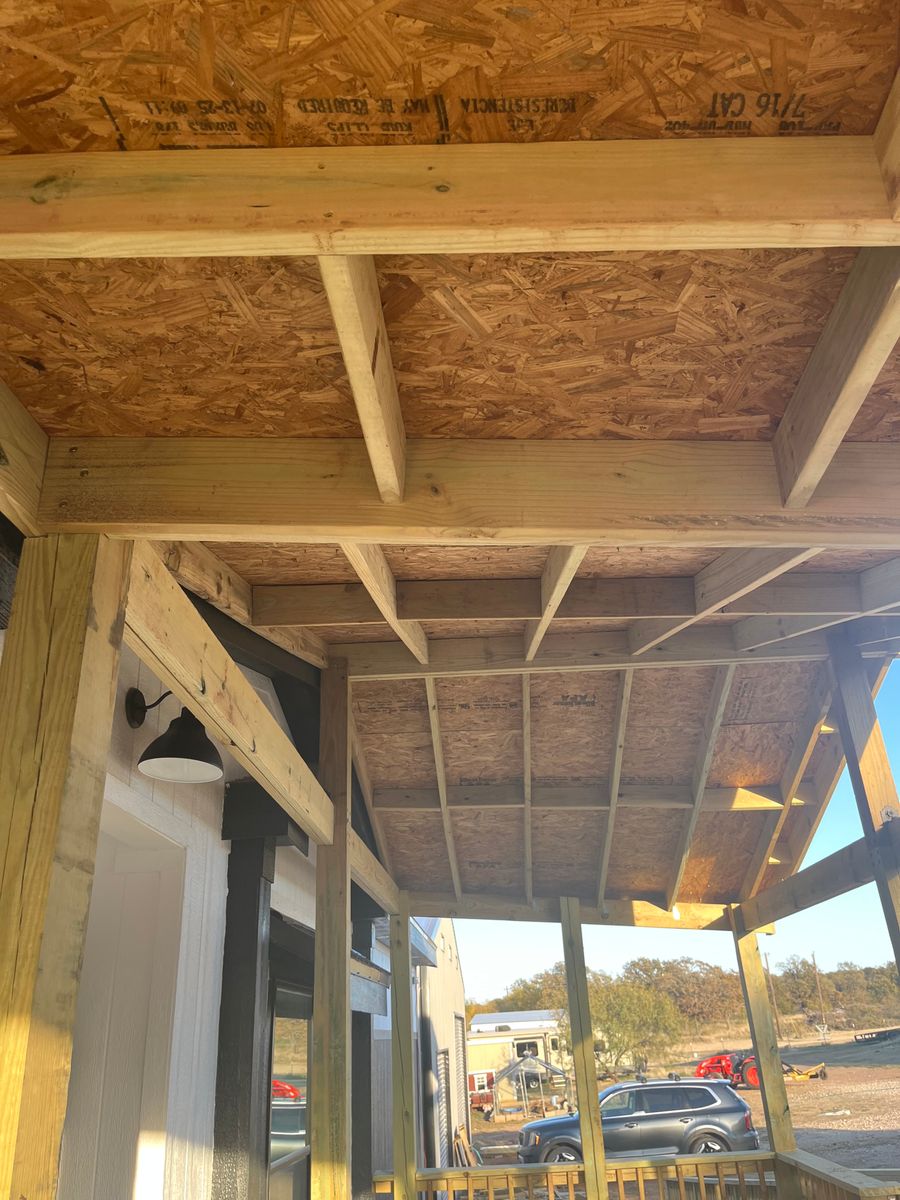Wooden Beams for BAKER Carpentry in Joshua, TX