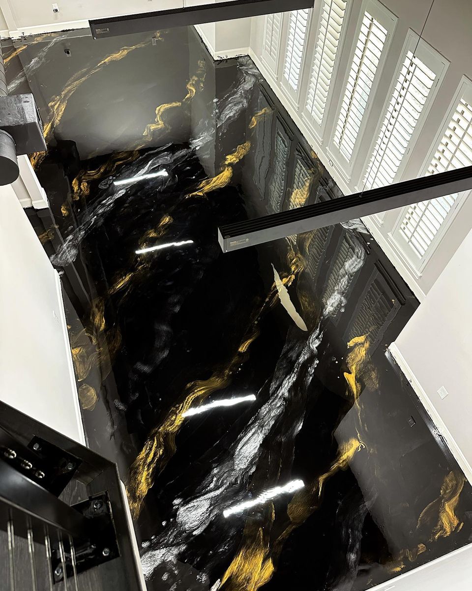 Metallic Epoxy for Top Coat Texas in Houston, TX