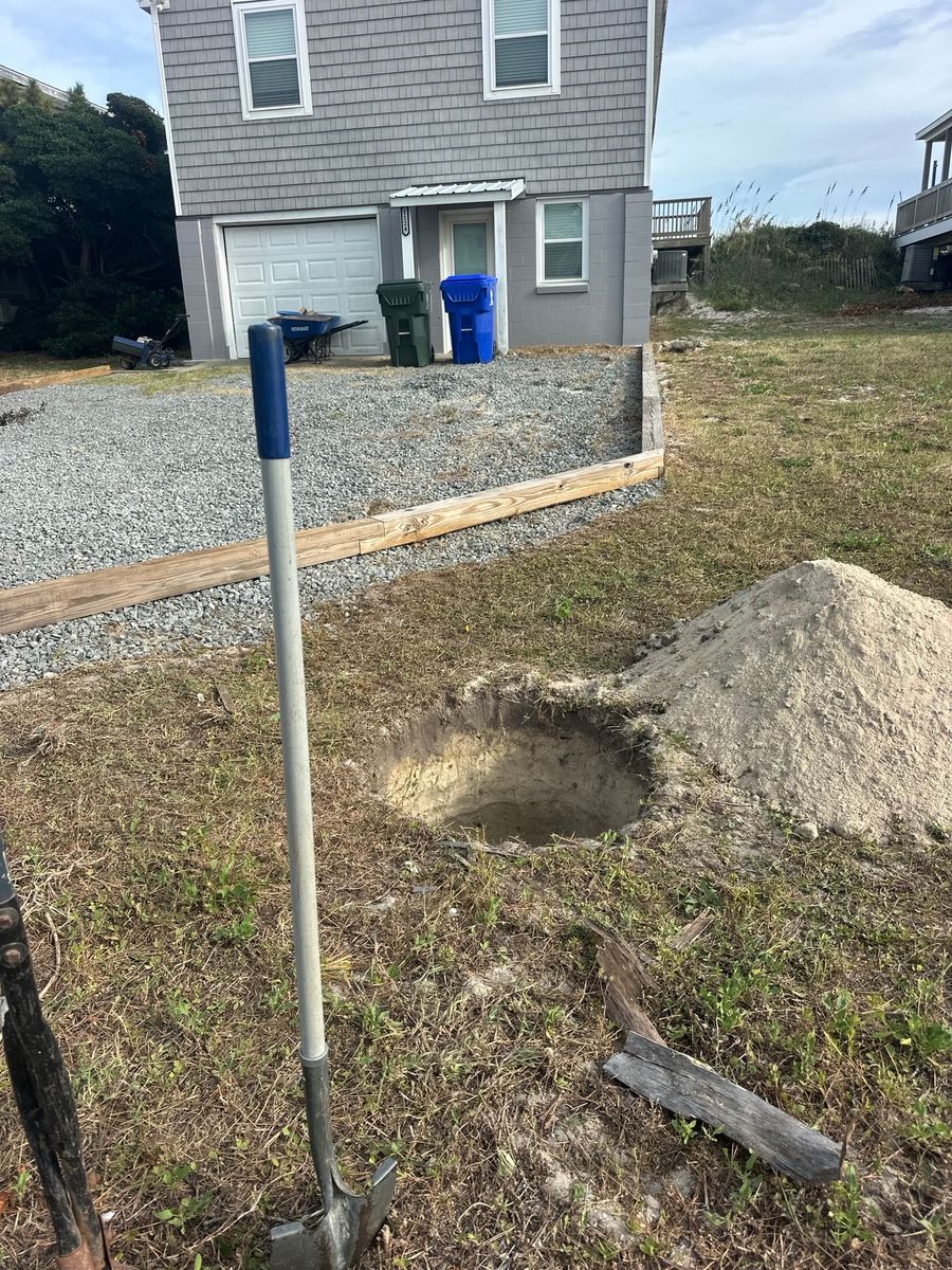 Excavation for Carolina Odd Jobs Inc. in Sneads Ferry, NC