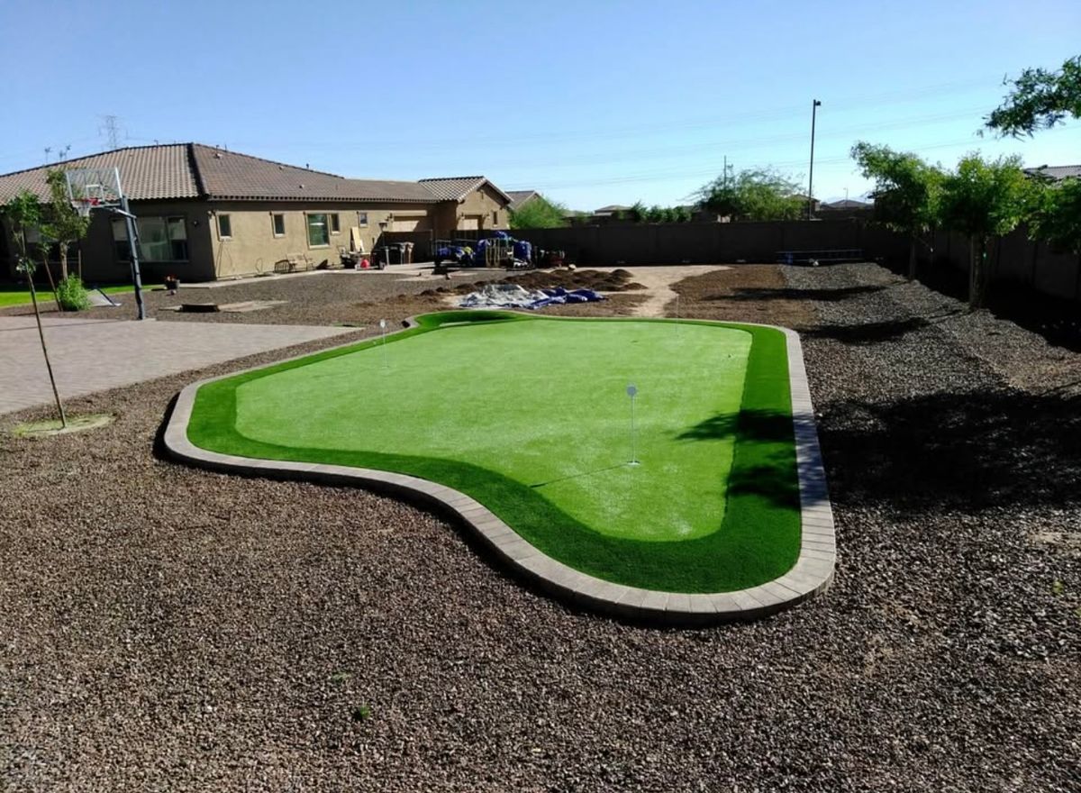 Turf Installation for Longley Construction in Algodones, NM