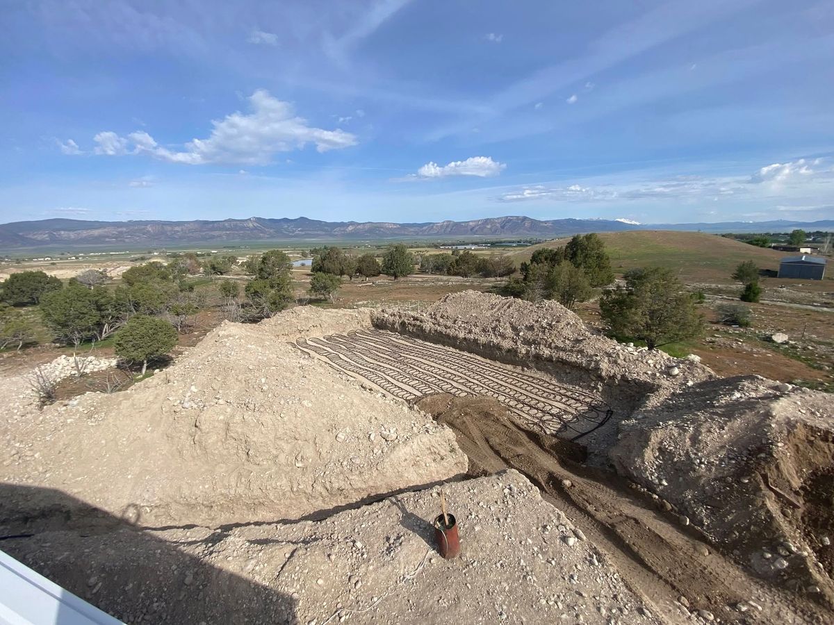 Foundation Digging for DL Dirtworks LLC in Ephraim, UT