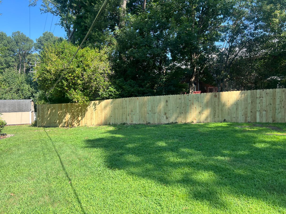 Fence Installation for TriCity Fence and Contracting in Petersburg, VA