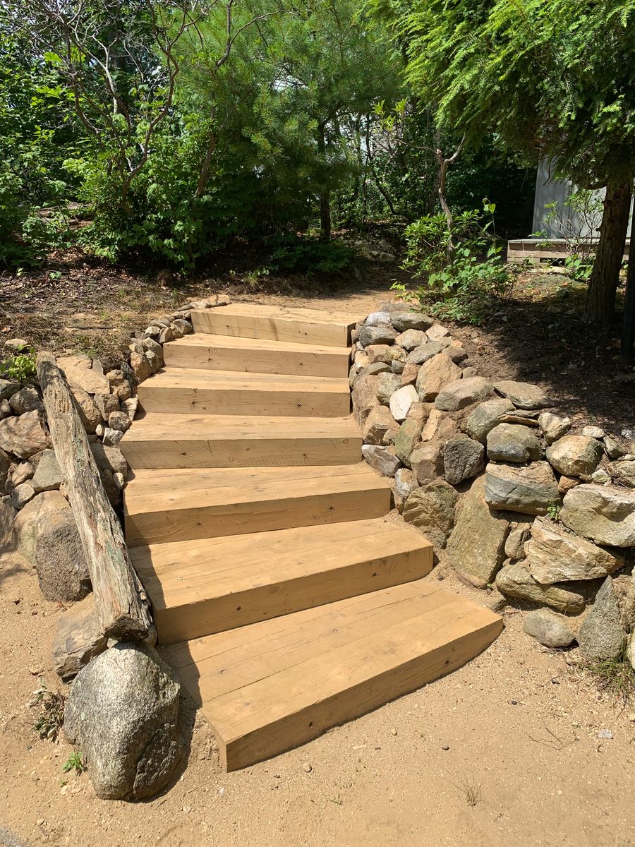 Landscape Steps & Stepping Stones for NK Landscaping LLC in Dutchess County, NY